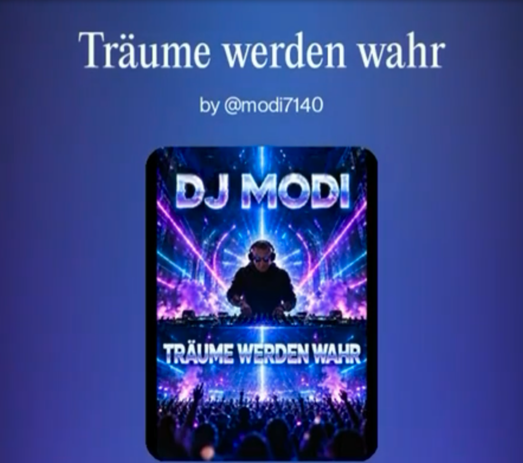 cover dj modi träume werden wahr